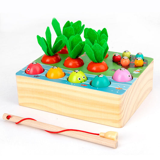 Children's Magnetic Fun Fishing Carrot Game Toy