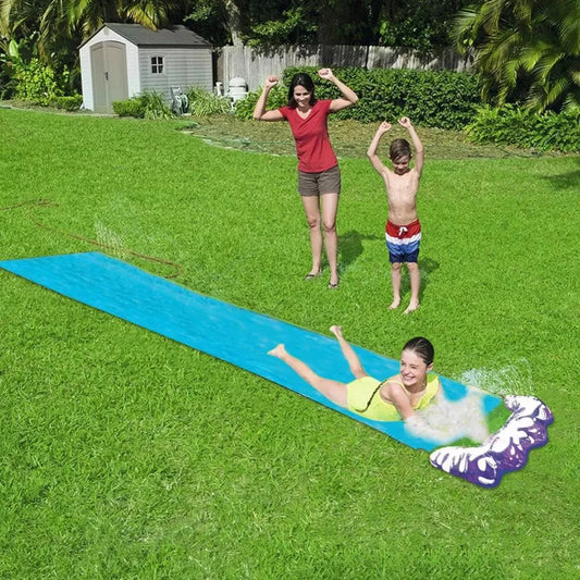 Children's PVC Inflatable Double Slide for Outdoor Fun